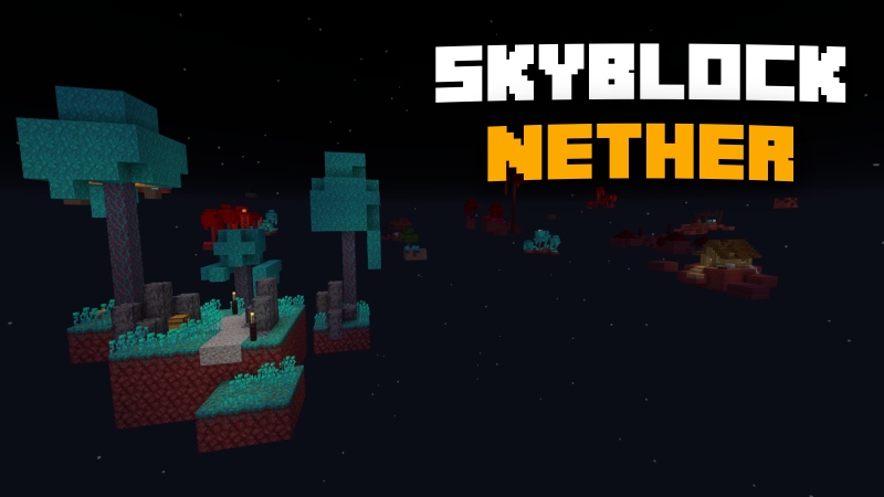 Skyblock Nether Key Art