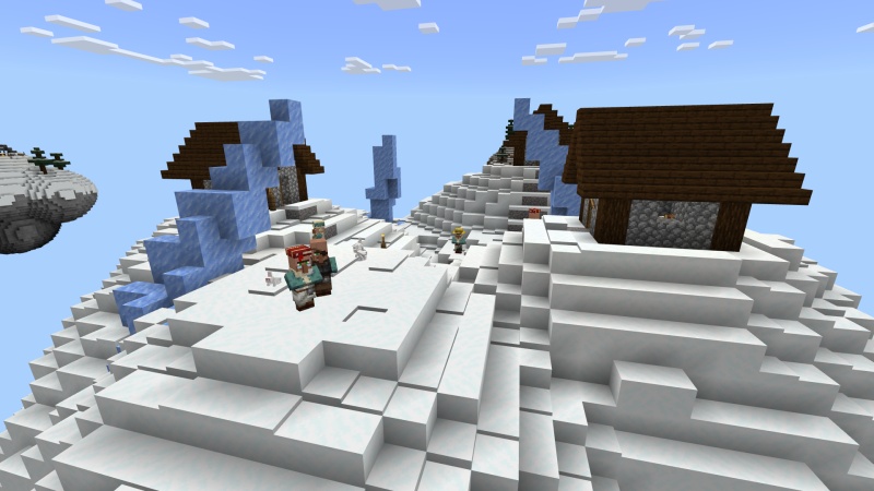 Mega Winter Skyblock Screenshot #2