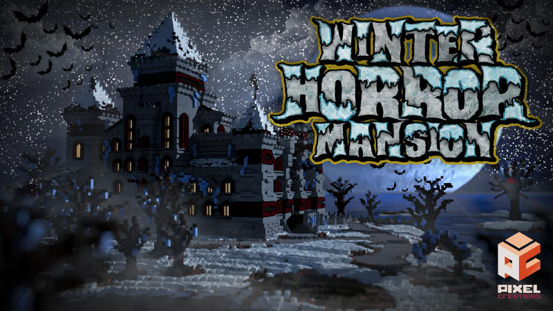 Winter Horror Mansion Key Art