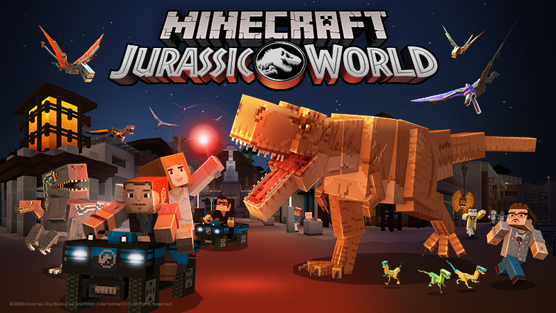 Jurassic World In Minecraft Marketplace Minecraft - podras encontrar el tesoro secreto de roblox youtube