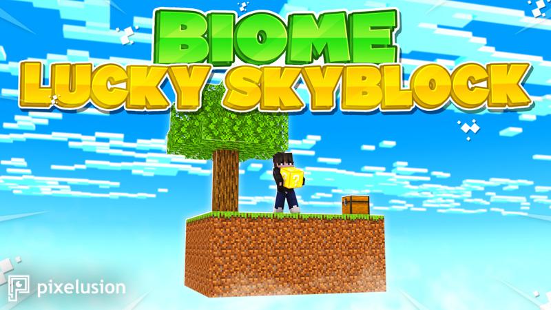 Biome Lucky Skyblock Key Art