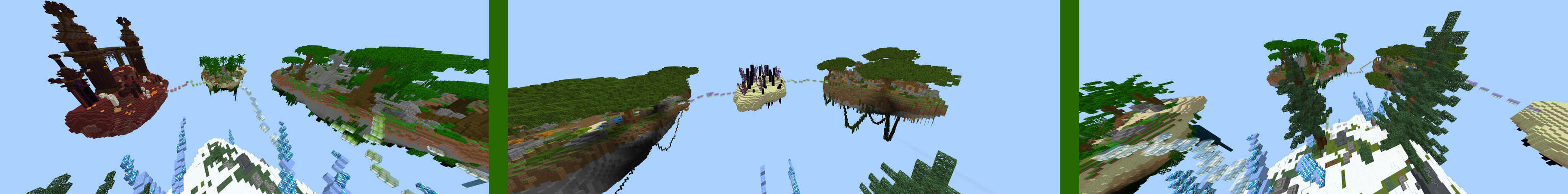 Biomes Skyblock Panorama