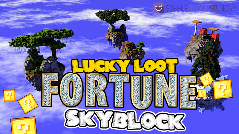 Lucky Loot Fortune Skyblock Key Art