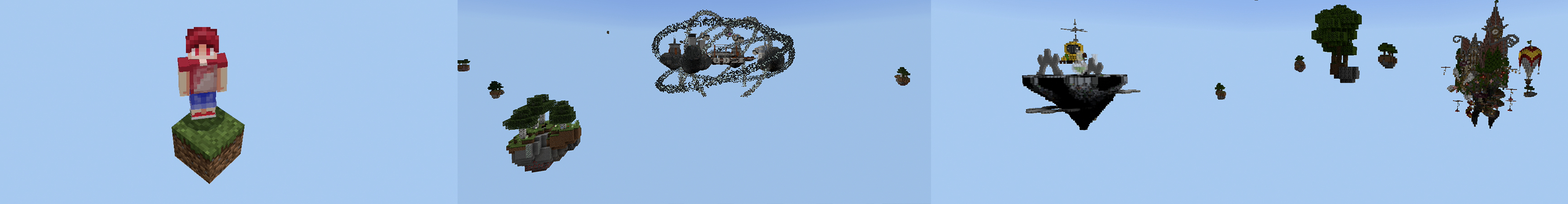 SKYBLOCK ONE BLOCK WORLD! Panorama