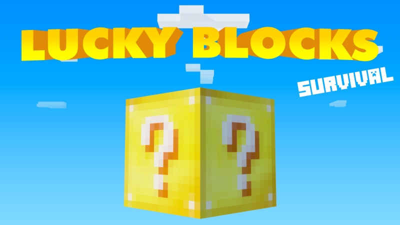 Lucky Blocks Survival Key Art