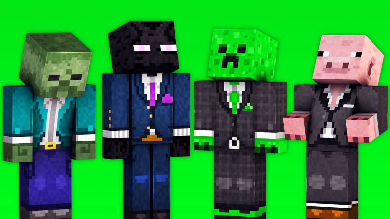 Suited Mobs By 57digital Minecraft Skin Pack Minecraft Marketplace