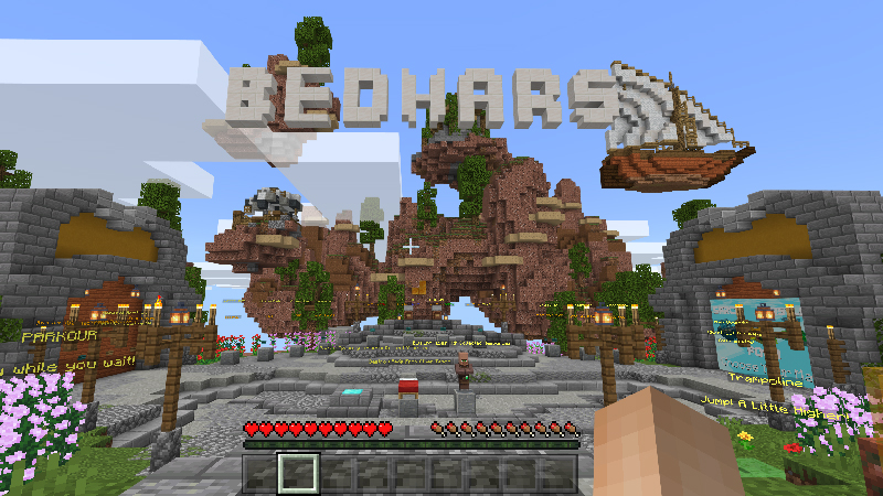 Minecraft Bedwars Bedrock and Education Editon Minecraft Map