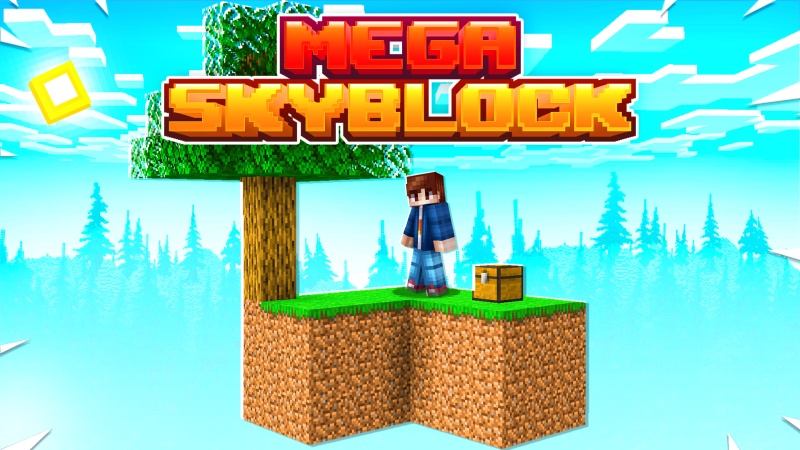 Mega Skyblock Key Art