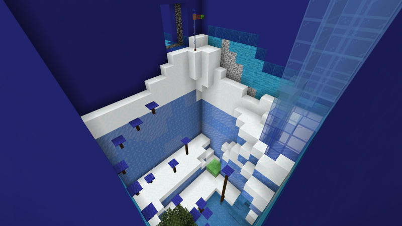 Winter Grid Parkour Screenshot #2