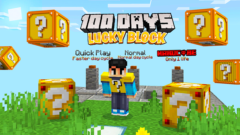 100 Days Lucky Block by Razzleberries