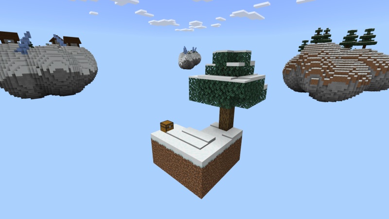 Mega Winter Skyblock Screenshot #1