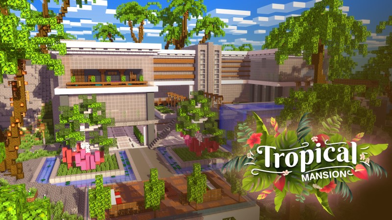Tropical Mansions In Minecraft Marketplace Minecraft
