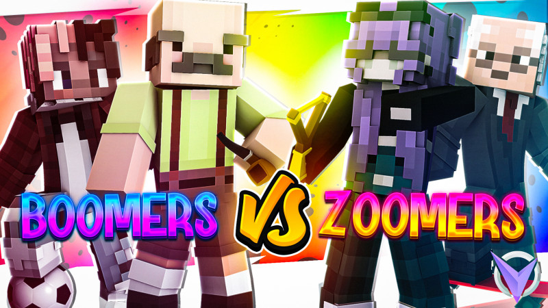 Boomers VS Zoomers Key Art