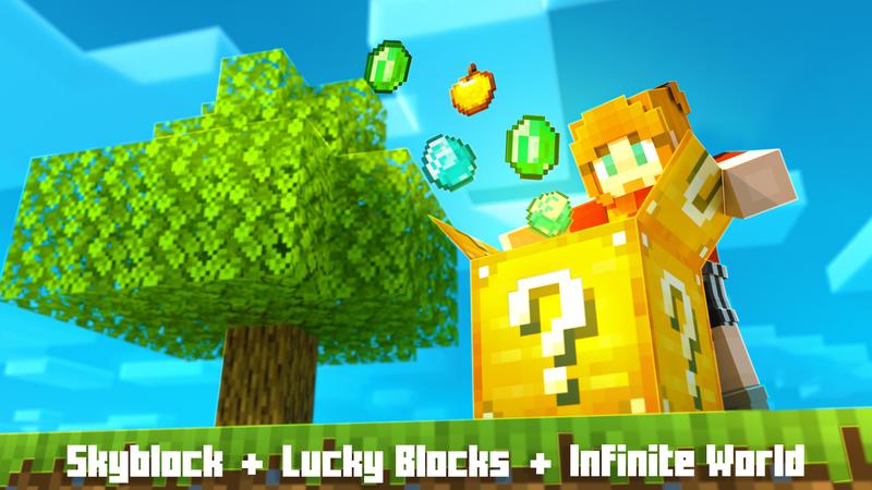 Infinity Lucky Block Skyblock In Minecraft Marketplace Minecraft
