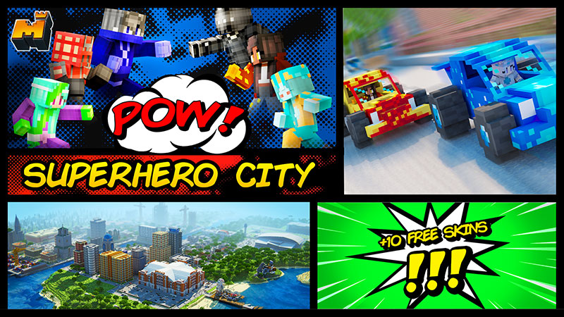 Superhero City Key Art