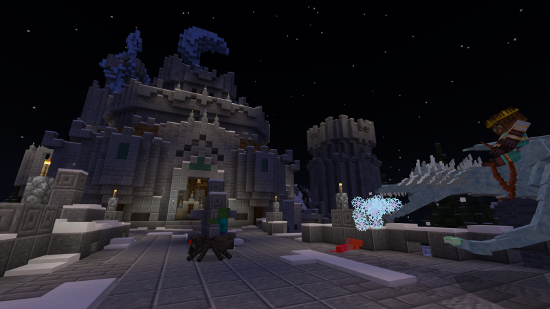 Fantasy Spawns Frozen Castle In Minecraft Marketplace Minecraft