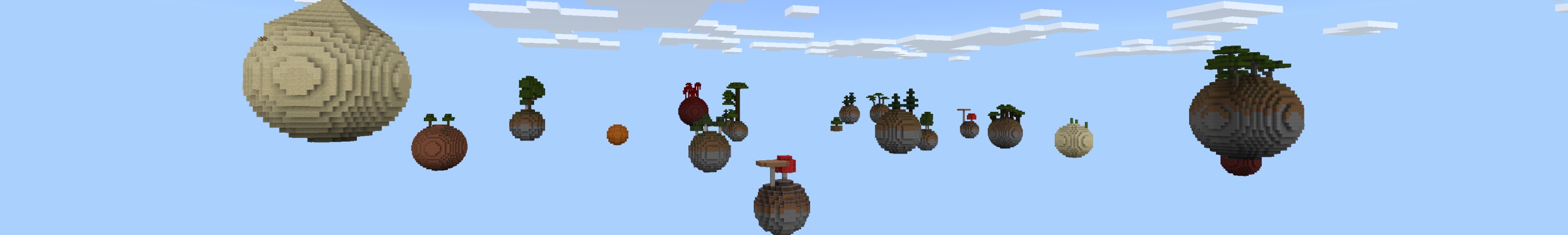 Skyblock Planets Panorama
