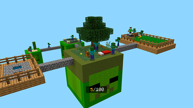 100 Days Zombie Skyblock Screenshot #2