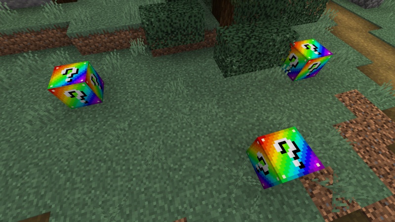 Lucky Block Rainbow Mod for Minecraft 1.9/1.8.9/1.7.10