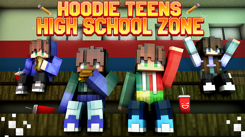 Hoodie Teens High School Zone Key Art