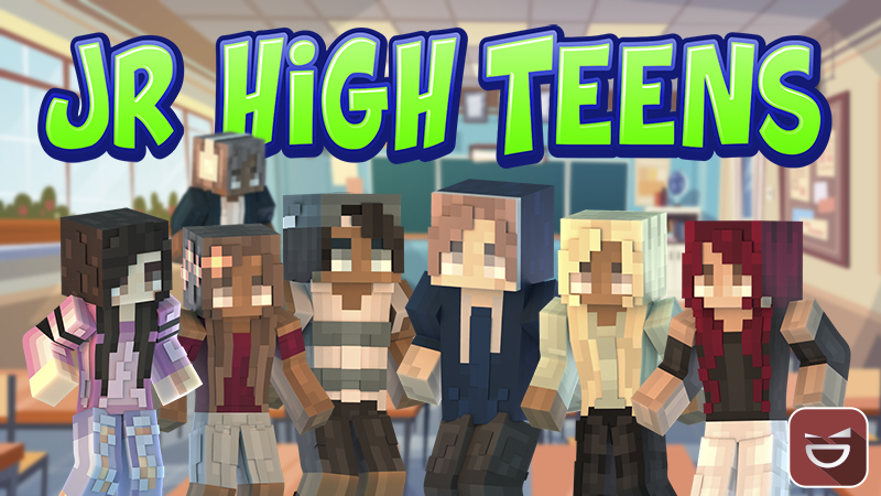 Jr High Teens by Giggle Block Studios (Minecraft Skin Pack) - Minecraft ...