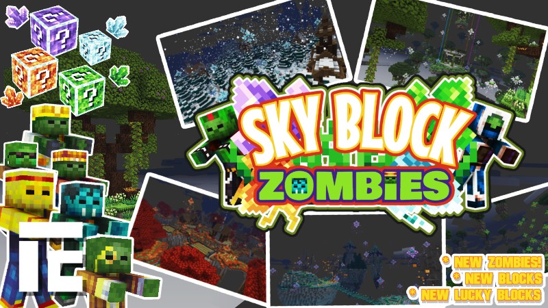 Sky Block Zombies Key Art