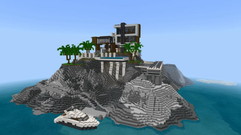 Luxury Cliffside Mansion Screenshot #1