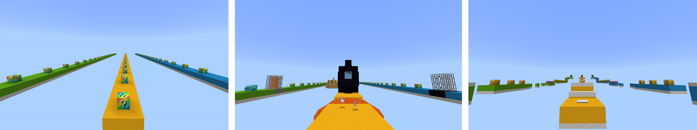 Lucky Blocks Race Panorama