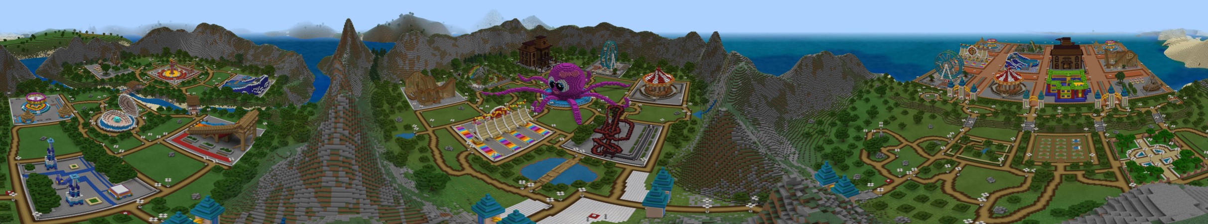 Craftable Theme Park Panorama