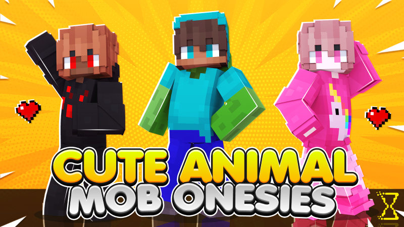 Cute Animal Mob Onesies Key Art