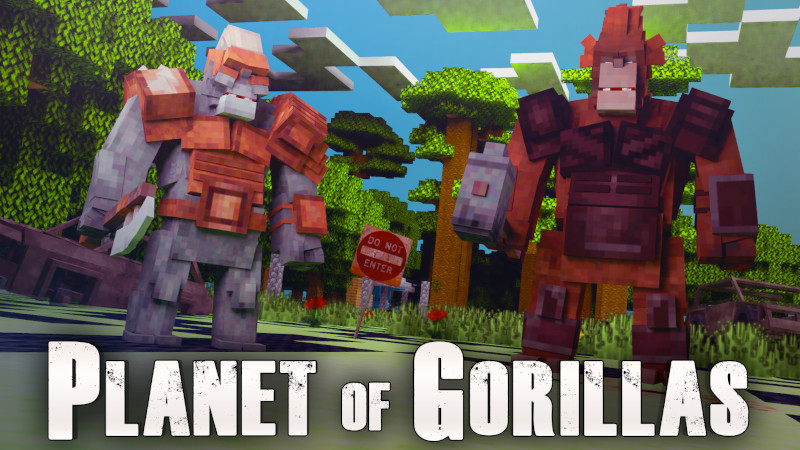 Planet of Gorillas Key Art