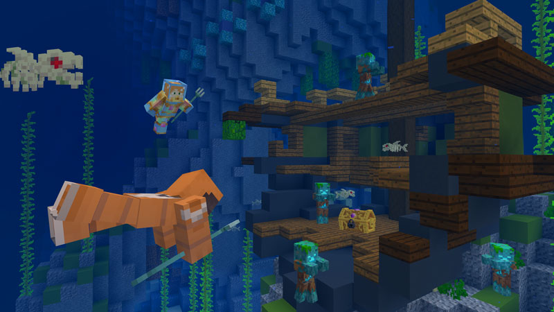 Monsters Of The Deep In Minecraft Marketplace Minecraft