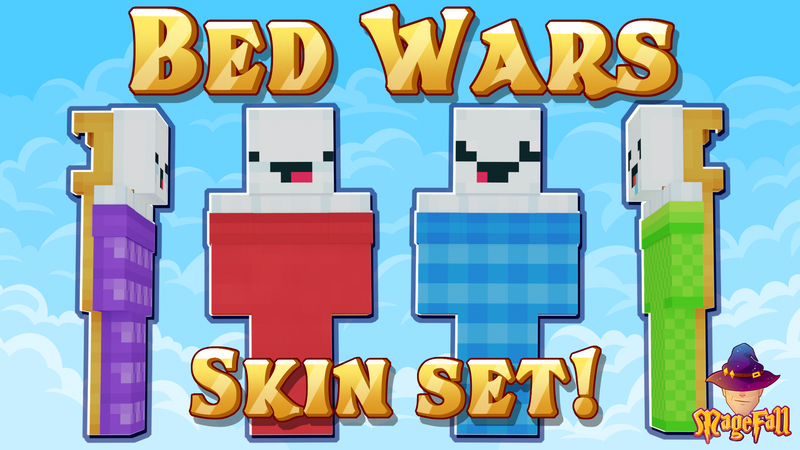 Bed Wars Skin Set! Key Art