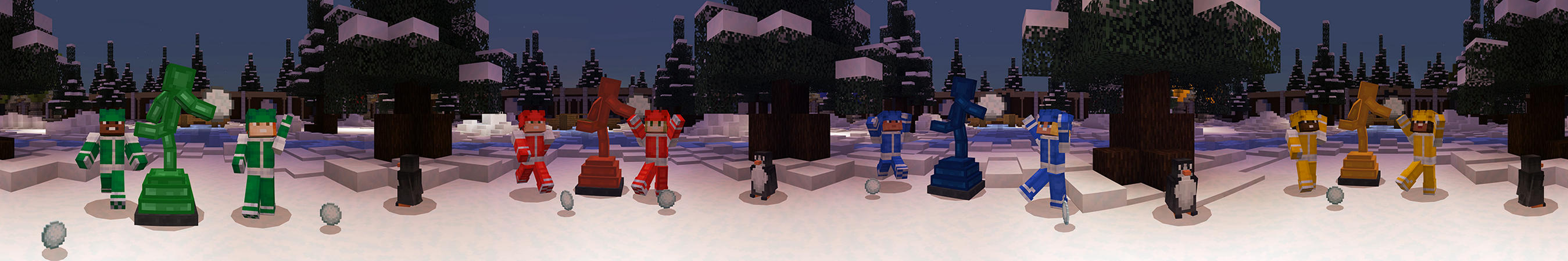 Snowball Fight! Panorama