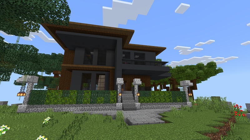 Modern Skyblock Mansions Screenshot #5