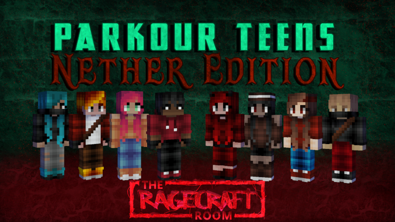 Parkour Teens Nether Edition Key Art