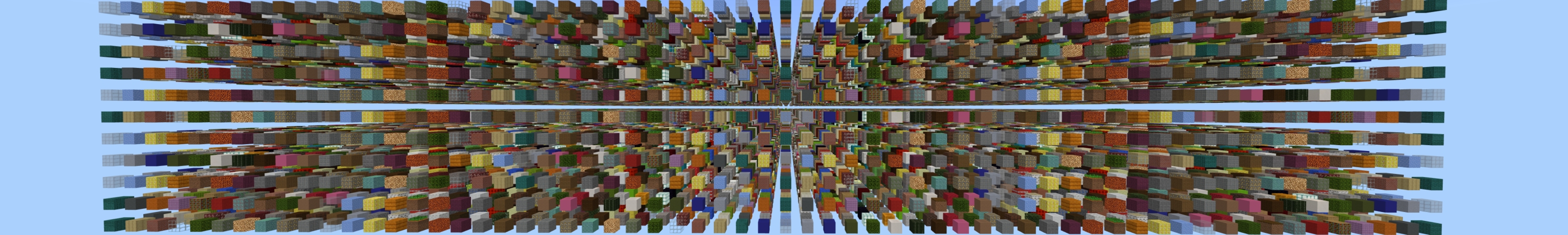 Lucky Blocks Sky Grid Panorama