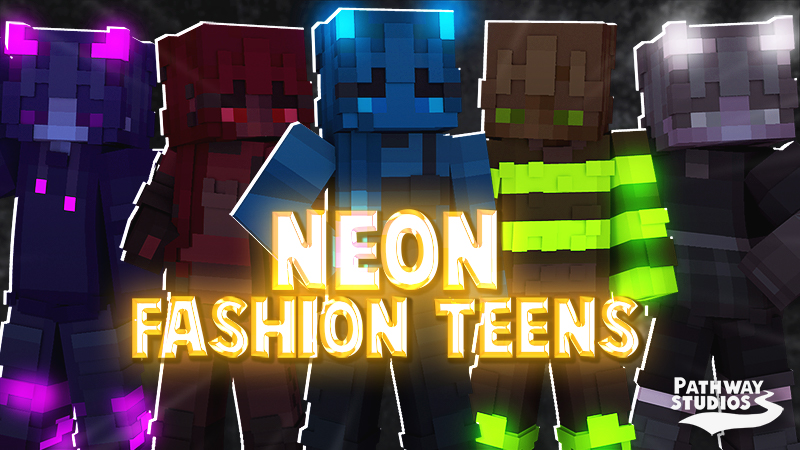 Neon Fashion Teens Key Art