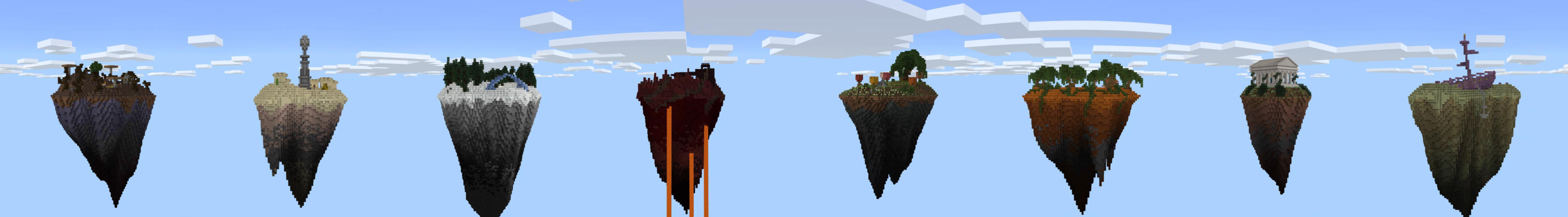 Skyblock: Noob VS Pro Panorama