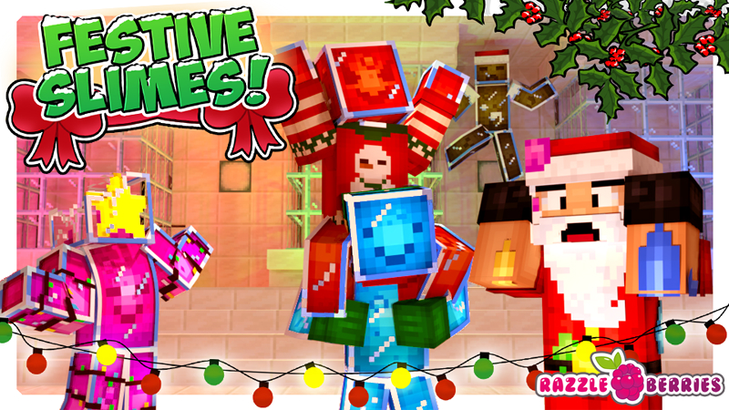 Festive Slimes Key Art