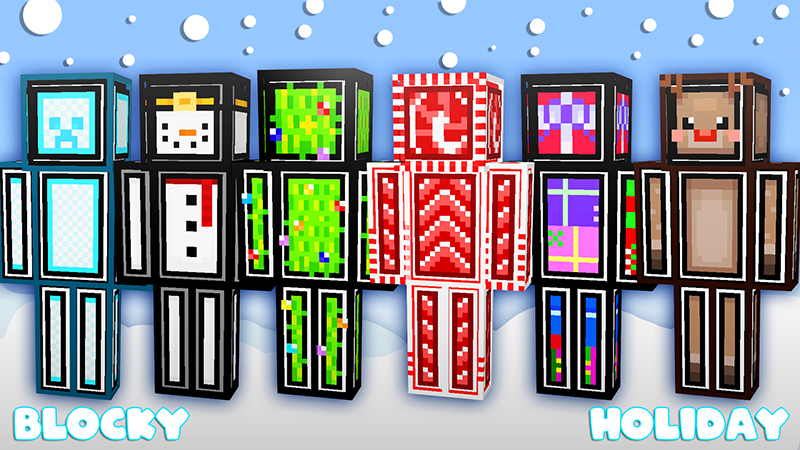 Blocky Holiday Key Art