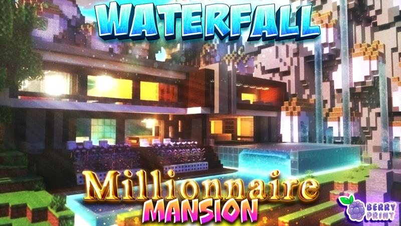 Waterfall Millionaire Mansion Key Art