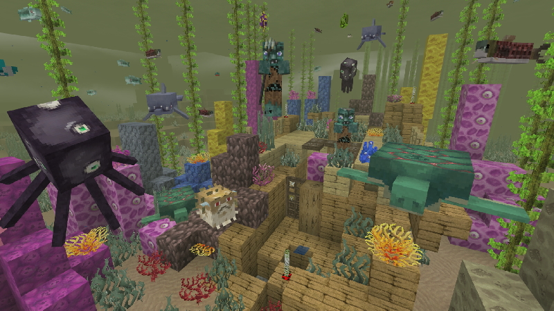 Horror Craft by GoE-Craft - Minecraft Marketplace (via bedrockexplorer.com)