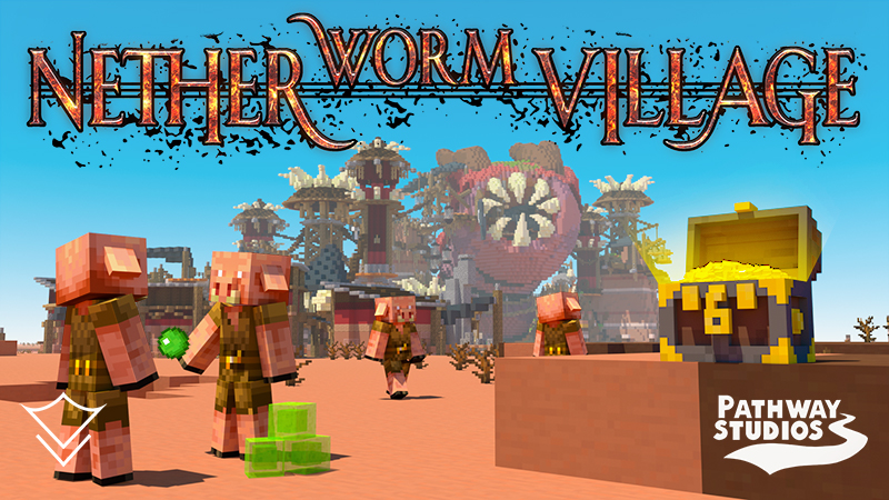 Nether Worm Village In Minecraft Marketplace Minecraft