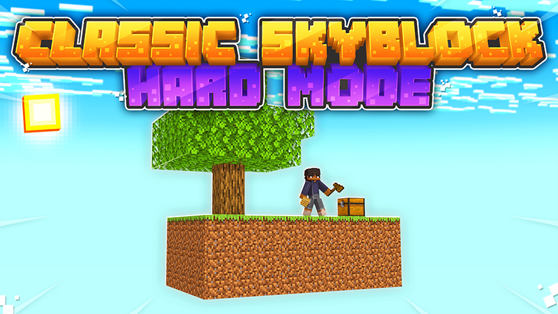 Classic Skyblock Hard Mode Key Art