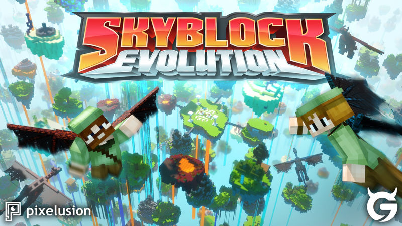 Skyblock Evolution on the Minecraft Marketplace by Pixelusion Skyblock Evolution on the Minecraft Marketplace by Pixelusion