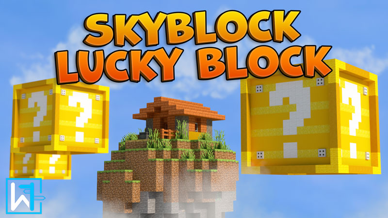 Skyblock Lucky Block Key Art