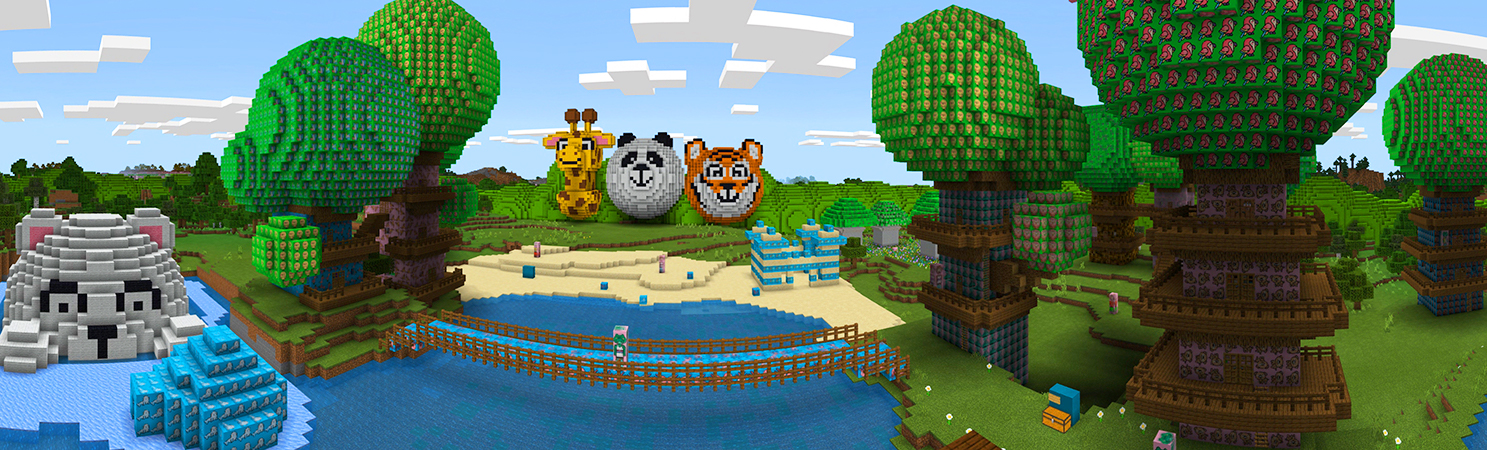 Animal Blocks Panorama