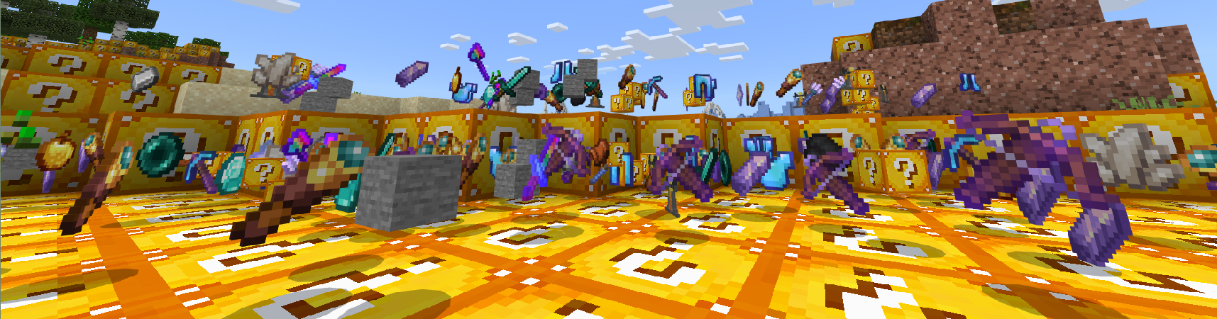 LUCKY BLOCKS WORLD! Panorama