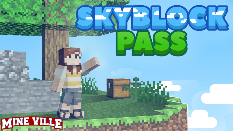 Skyblock Pass+ Key Art